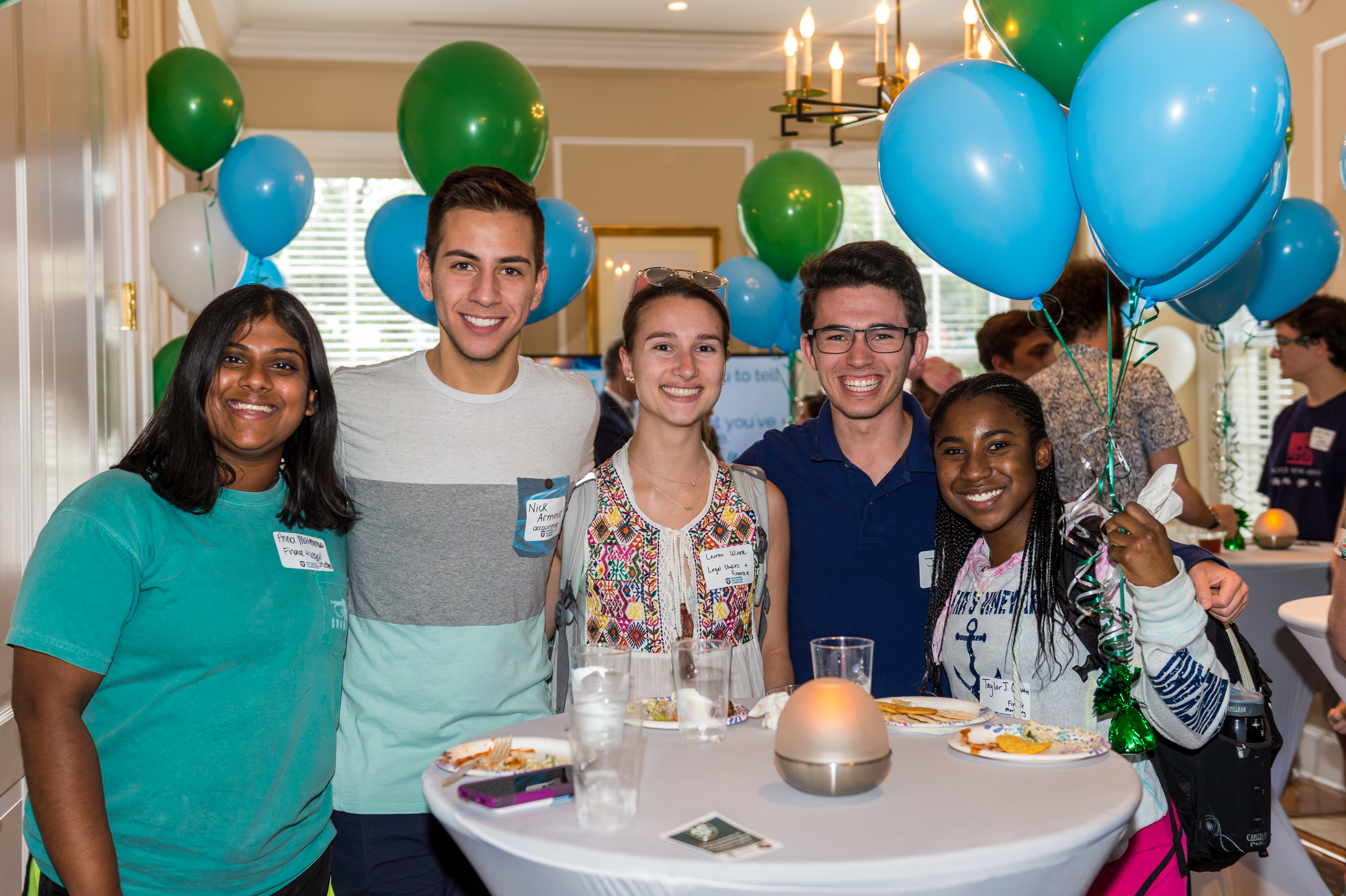 Scenes from the 2018 Sophomore Declaration Celebration held for the future Class of 2020 in the Bea Field Alumni House, April 12, 2018. Sophomores received their first piece of academic regalia and networked with alumni and university leadership.