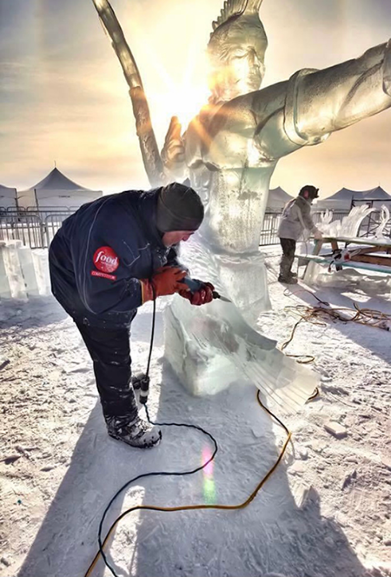 Corcoran documentary on ice sculpting